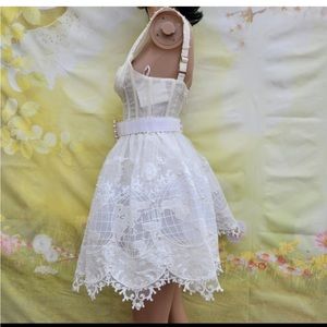Zimmermann high tide white short dress size 0, US size 2